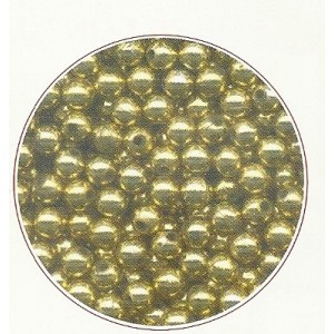 Perles dorée 3 mm