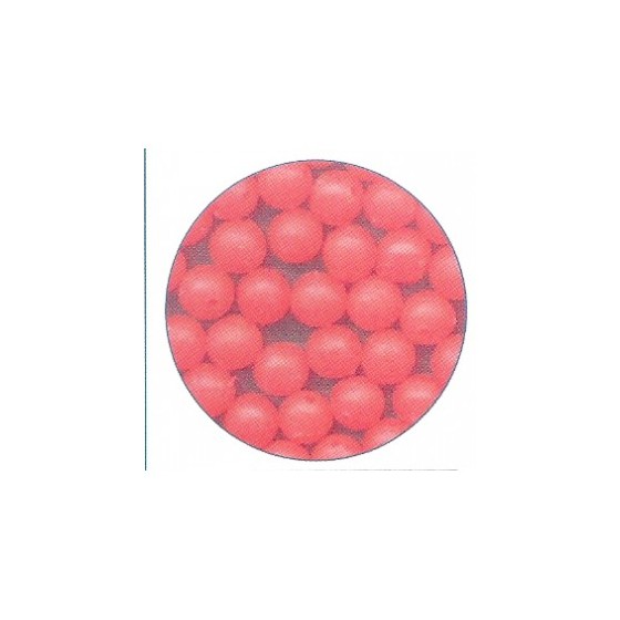 PERLE 5MM ROUGE FLUO